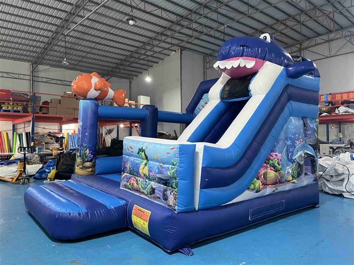 5x4x4m Inflatable Bounce Shark Combo suppliers