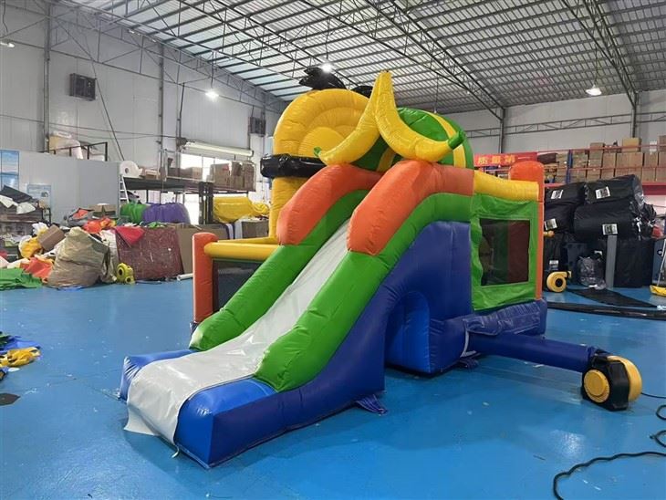 Minions Themed Inflatable Bounce House And Slide Combo suppliers
