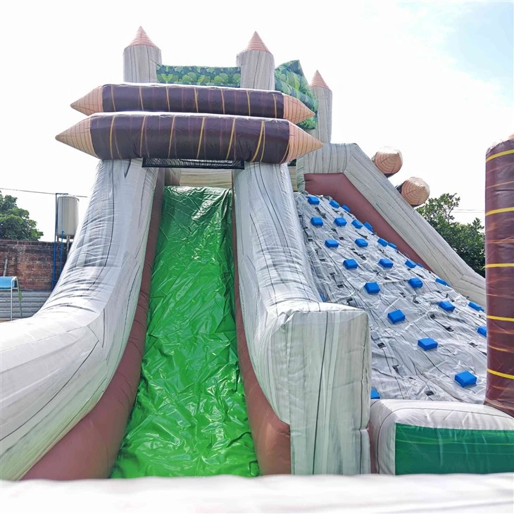 Inflatable Jungle Obstacle Course With Slide Commercial Inflatable Playground price