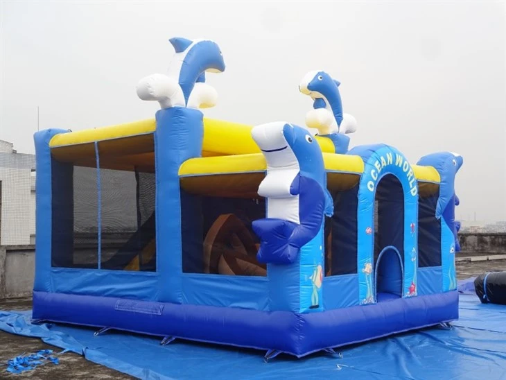 Ocean World Dolphin Themed Inflatable Bouncer best