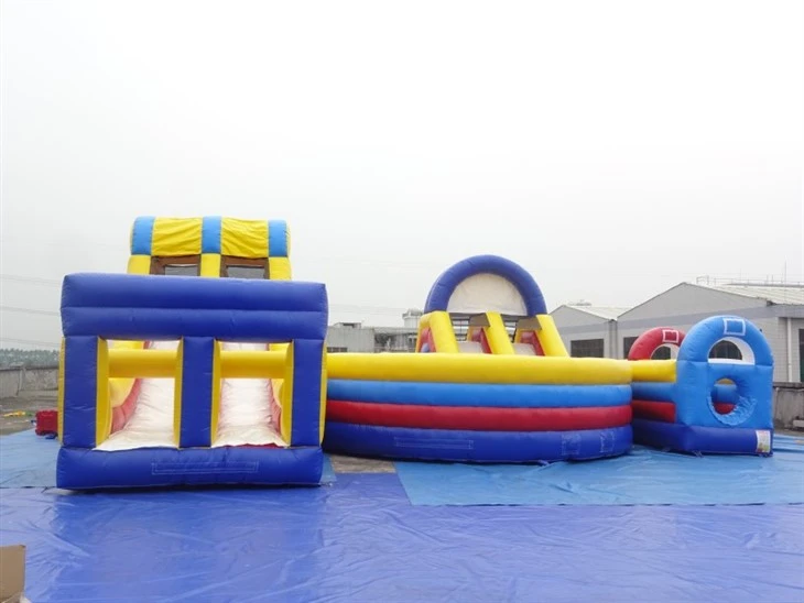 Multi-Function Challenge Bouncer With Slide For Event Rental best
