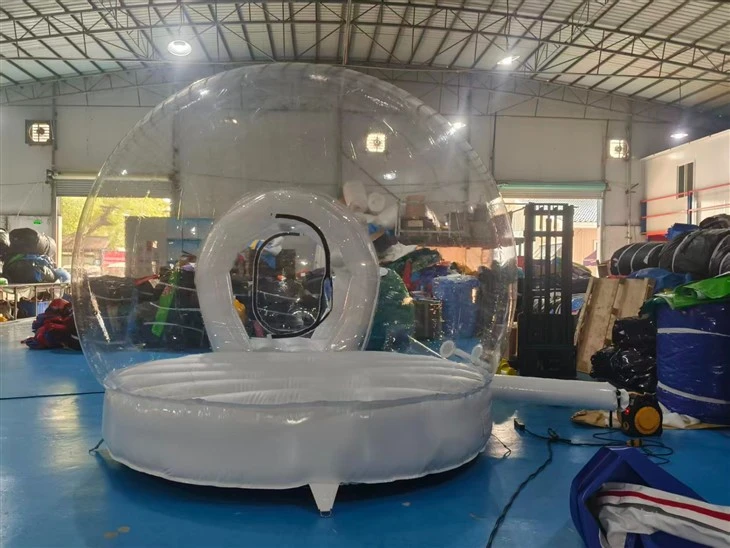 Inflatable Bubble Tent With Tunnel Transparent Clear Bubble House For Party Rental price