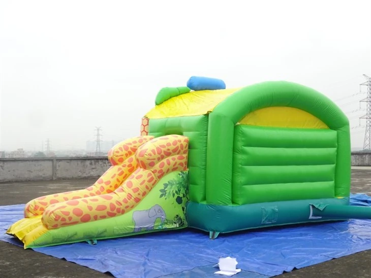 Safari Park Inflatable Bouncer With Slide high quality