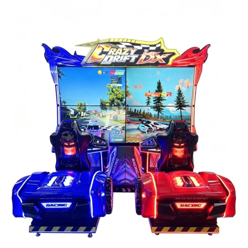 Crazy Drift DX Two Player Coin Operated Drift Racing Arcade Simulator