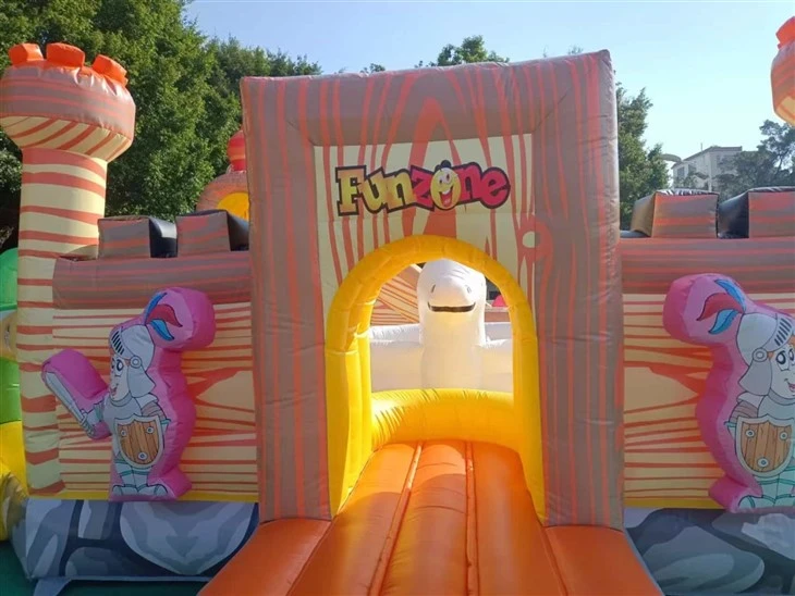 20x9x5.6m Commercial Fun Zone Inflatable Park Bounce With Sides suppliers