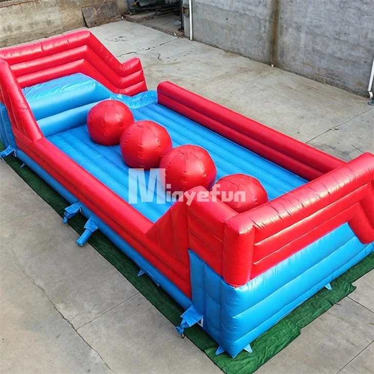 Commercial Inflatable Big Baller Wipeout Challenge Course factory