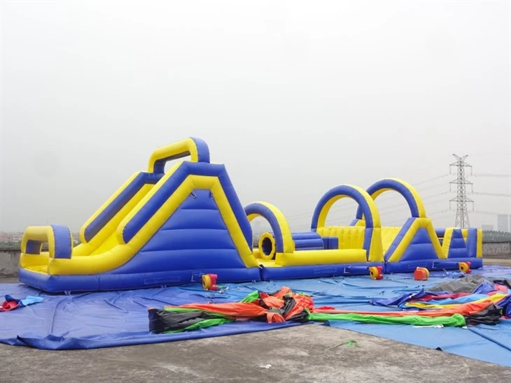 Commercial Inflatable Obstacle Course Kids Race Challenge Inflatable Obstacle factory