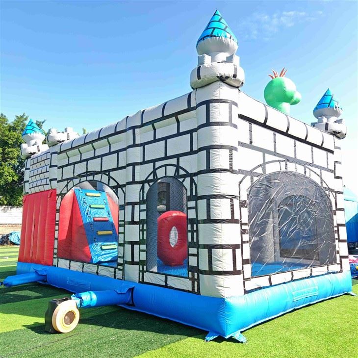 Dragon Castle Inflatable Bounce House Combo Medieval Bouncy Castle With Slide best
