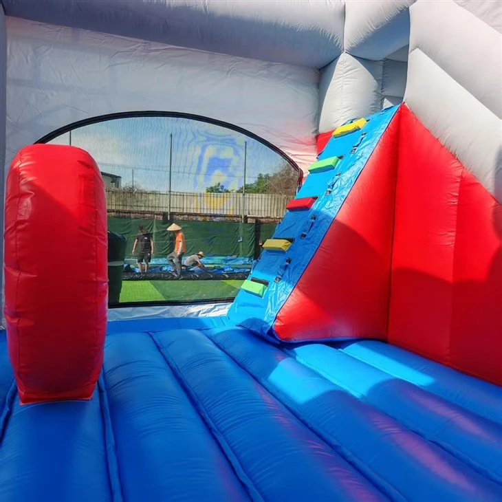 Dragon Castle Inflatable Bounce House Combo Medieval Bouncy Castle With Slide price