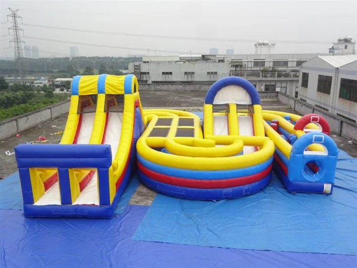 Multi-Function Challenge Bouncer With Slide For Event Rental suppliers