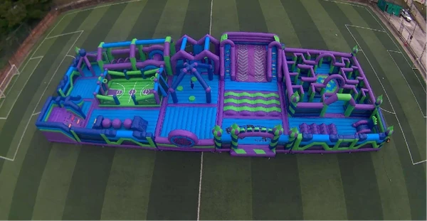 30 X 13 X 4m Galaxy Quest Inflatable Sports Park