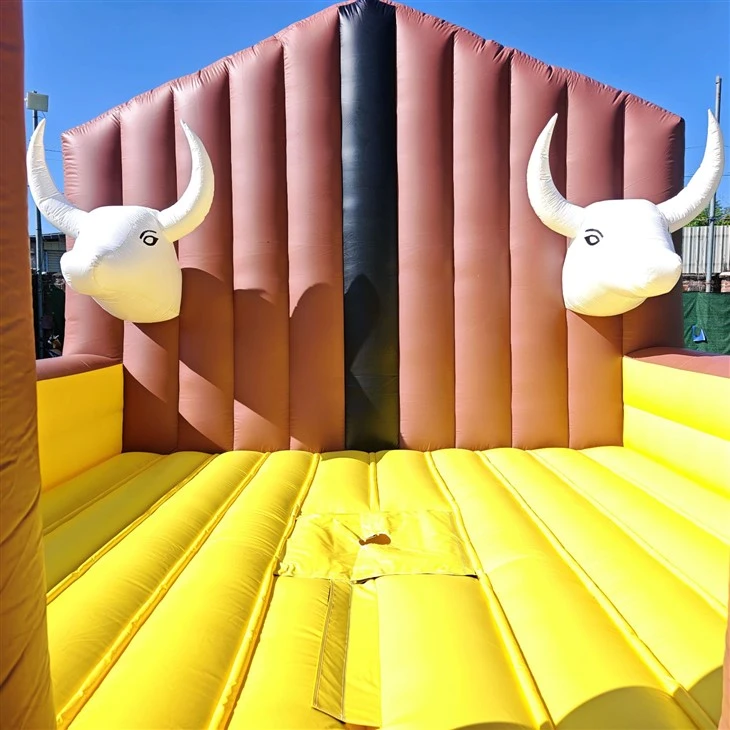 Inflatable Mechanical Bull Riding Arena Commercial Inflatable Bull Mattress suppliers