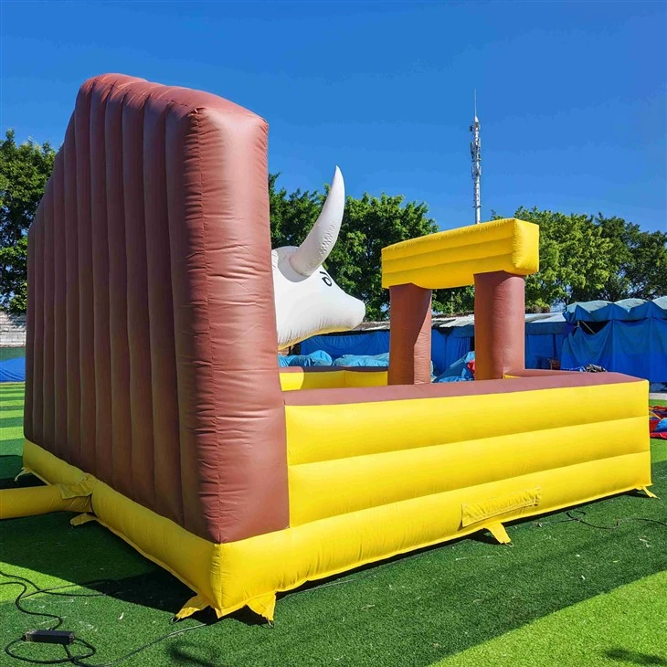 Inflatable Mechanical Bull Riding Arena Commercial Inflatable Bull Mattress high quality