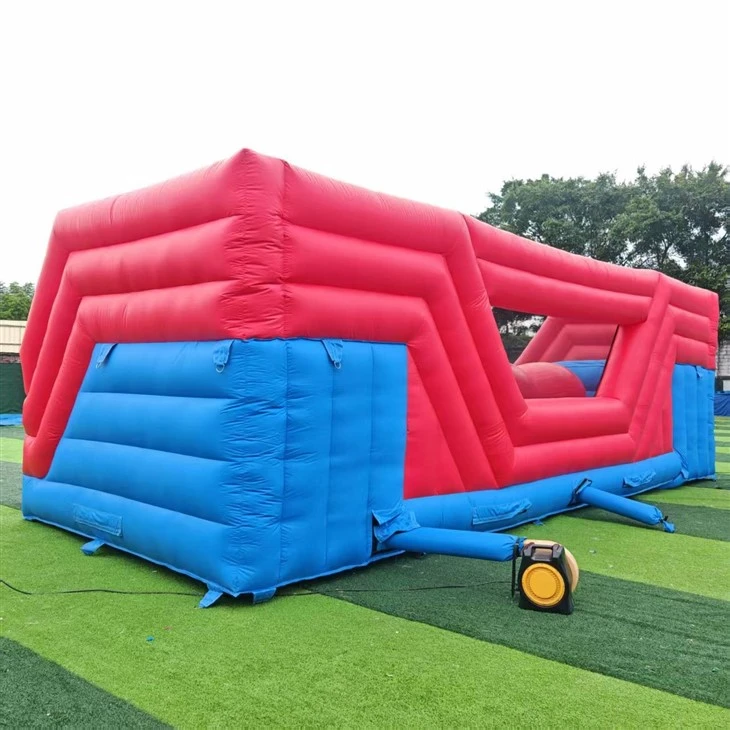 Inflatable Wipeout Big Ball Obstacle Course Commercial Inflatable Challenge Game factory