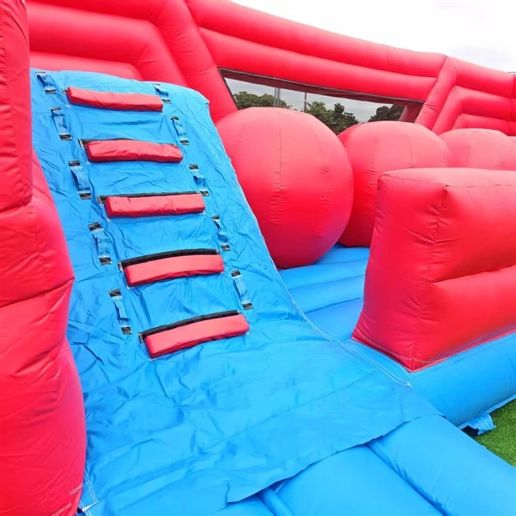 Inflatable Wipeout Big Ball Obstacle Course Commercial Inflatable Challenge Game high quality