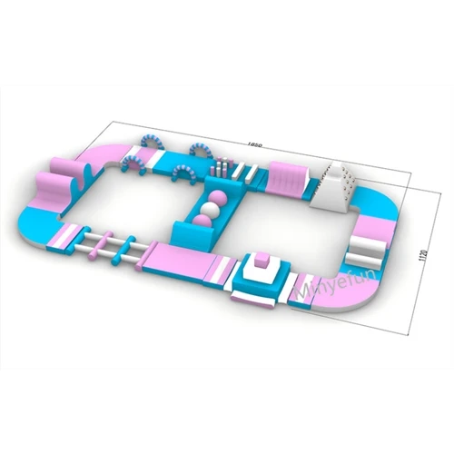 11.2 × 8.5m Character Shape Inflatable Water Playground For Sale | Custom Wat...