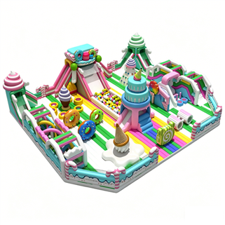 16x16x6m Sweet Treats Dessert Party Inflatable Park