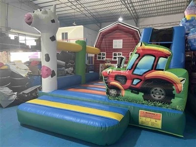 5x4x4m Inflatable Bounce House Dairy Cow Combo