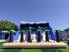 Catch A Wave Tropical Dual Lane Inflatable Water Slide