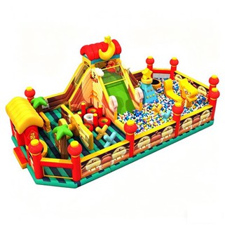 Commercial DragonInflatable Fullmoon Bouncer Ball Pool