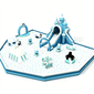 Commercial Inflatable Winter Bouncer Ball Pool